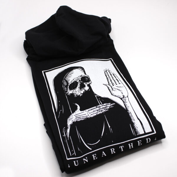 Unearthed close Black Hoodie 1