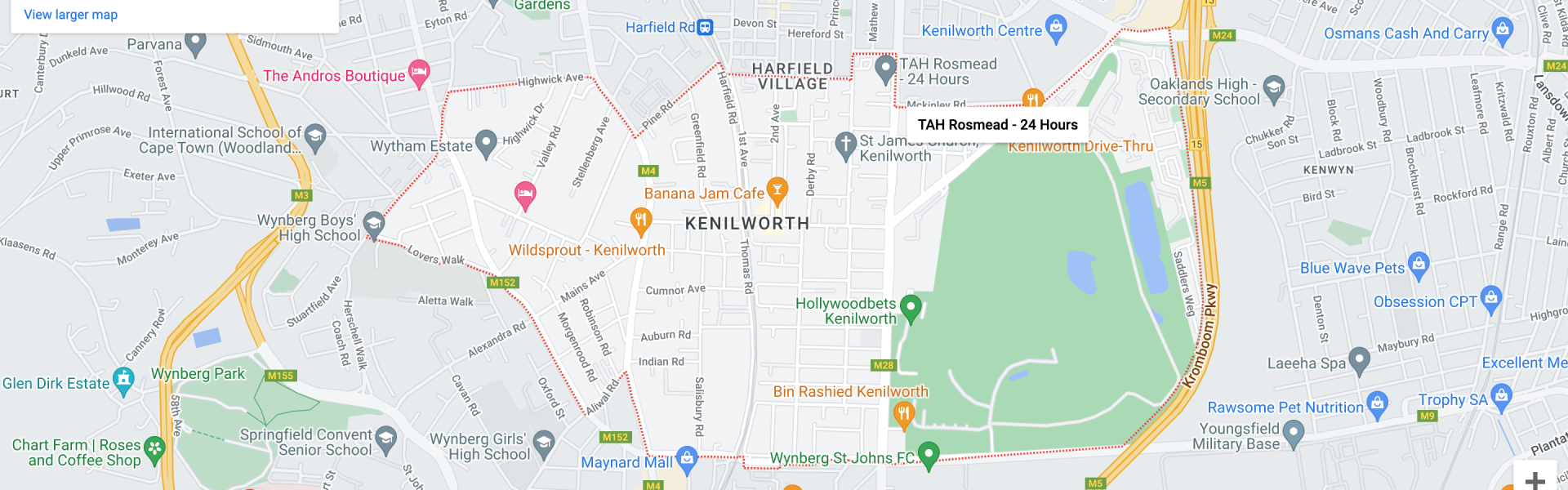 helo samo Kenilworth Map